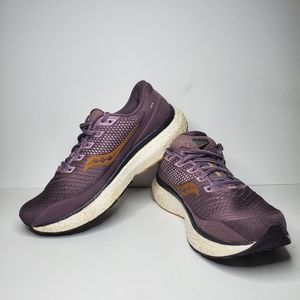 Saucony Triumph 18 Women's Running Shoes Size 11 Dusk Purple/Gold